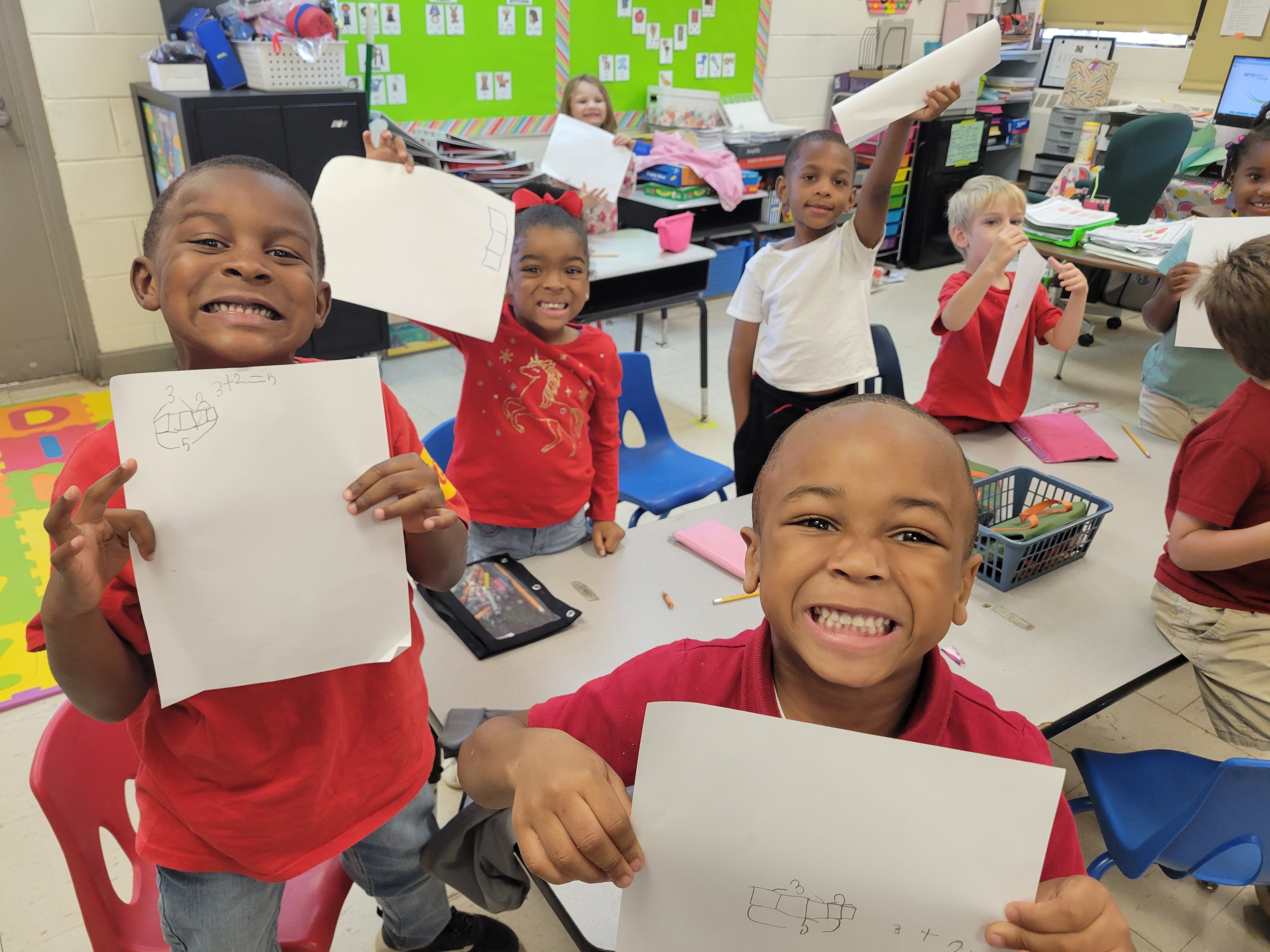 photo of proud students